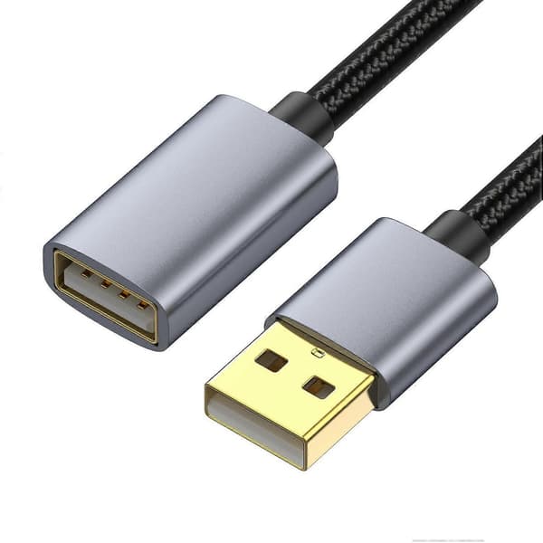 USB Typ A -jatkokaapeli 3m USB 2.0 Typ A Uros - Naaras -jatkojohto db