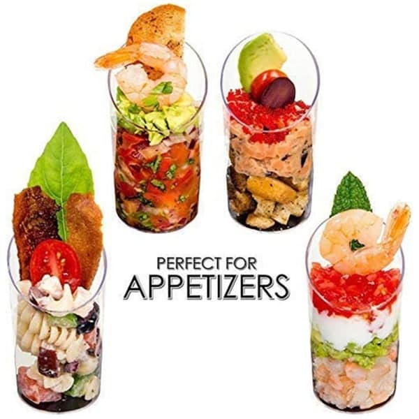 20 plast Mousse Dessertkopper
