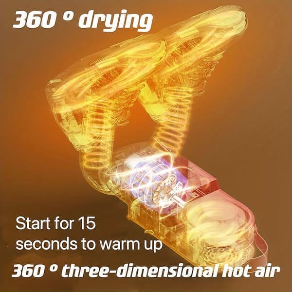 Sko tørker sko tørker sko tørker sko tørker med timer, deodorisering og sterilisering [DB]