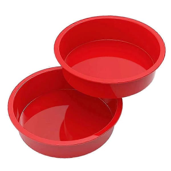 20,3 cm Rund Kageform Silikoneform til Bagning Non-Stick og Hurtig Frigørelse