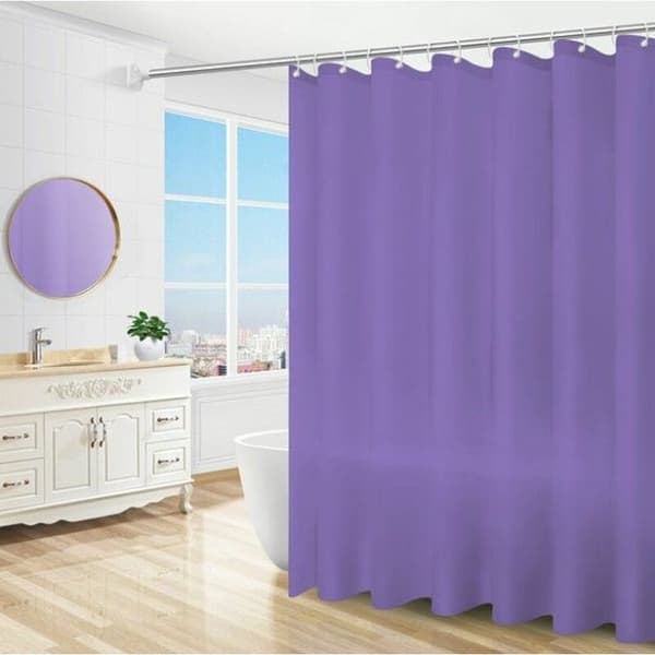 mumbi Duschdraperi Duschdraperi Duschdraperier 180 x 200 cm Badrumsdraperi Ersättningsdraperi Lila