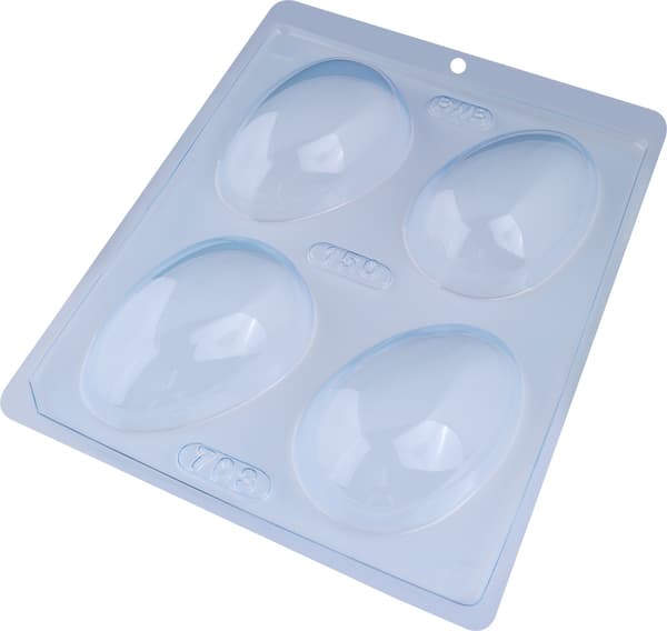 Pralinform Egg Halves 150g Sjokoladeform - BWB 703 Transparent transparent