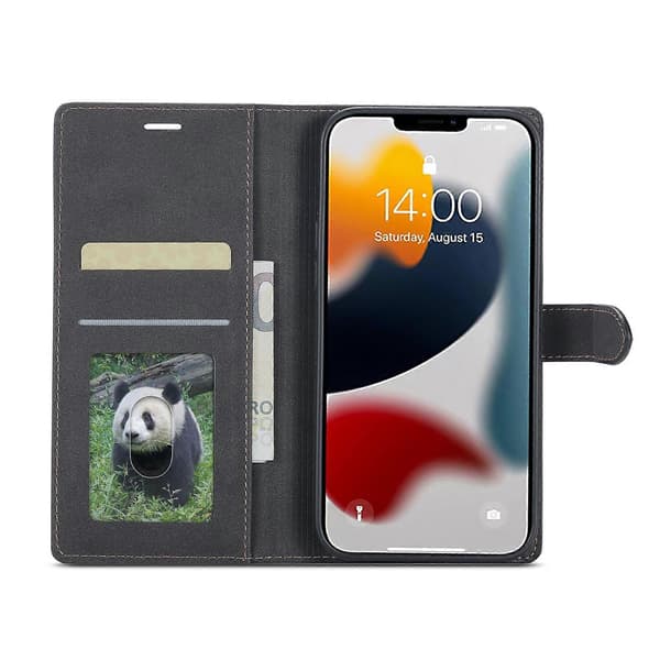 Til iPhone 14 Pro Max Forwenw F1-serien Mat Stærk Magnetisk Læder Telefoncover