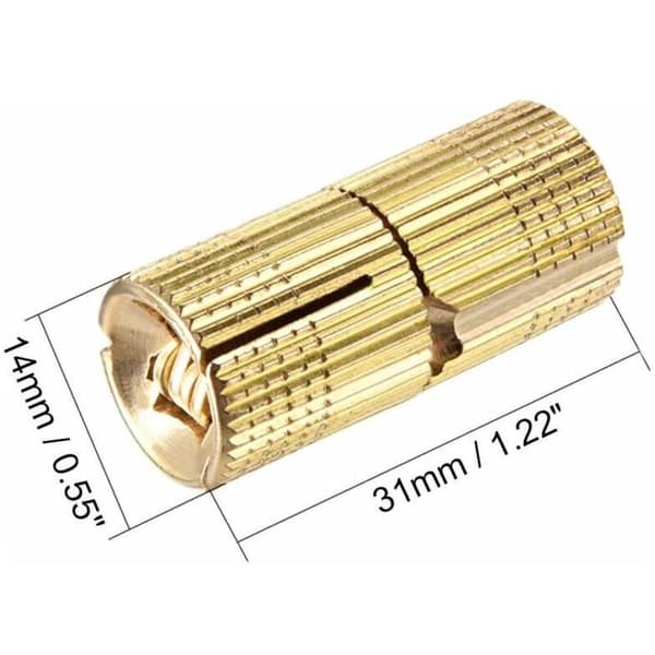 2st Cylindrical Hinge Invisible Hinge Door Cabinet Furniture 14mm Opening Angle 180°