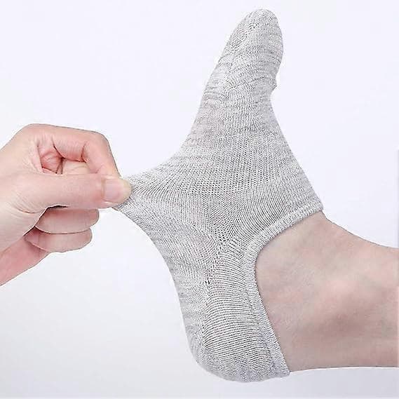 Træningsstrømper til kvinder og mænd - 8 par skridsikre lave ankelstrømper usynlige sneakersstrømper loafers afslappede bådsko