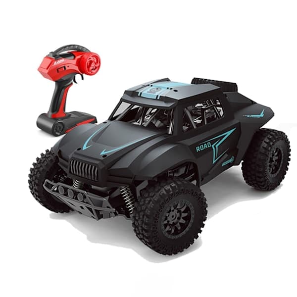 Radiostyret Off-Road Bil / Lastbil - Sort - 30cm Sort