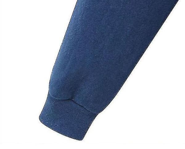 Koselig fleecehettegenser med glidelås: Uformell sweatshirtjakke for damer, M blå