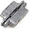 Invisible hinge for access doors, set of two invisible hinges for heavy doors, 40 kg load capacity, 180° opening, zamak, black [DB]