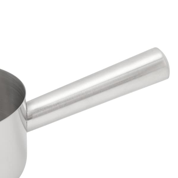 Vannøse i rustfritt stål, skje med langt håndtak for grønnsaksvask, medium, 7,3 tommer diameter