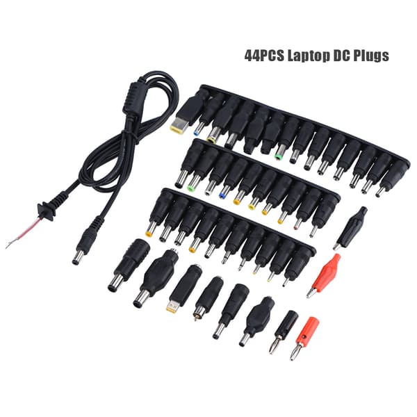 Universal Laptop Power Supply - 44 Pcs, All in 1, 5.5*2.1mm Jack