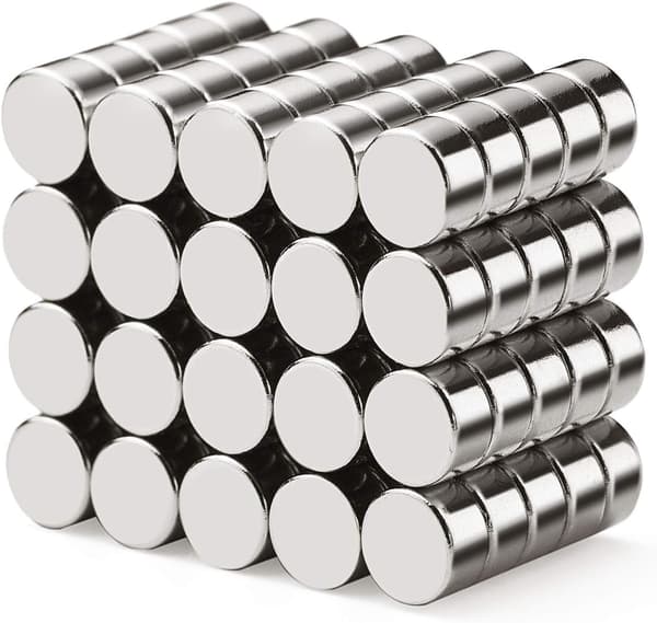 40-pack Extra Starka Magneter 6mm X 3mm, Neodymmagnet för Whiteboard, Kylskåp, Anslagstavla och DIY-Bild