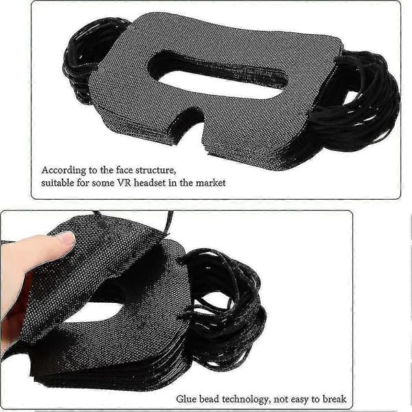 150 st engångs VR-masker, sanitära ögonmasker i non-woven, ögonskydd för VR-headset Vive Virtual R