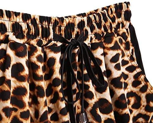 Dame Mode Sommer Leopard Strandshorts Afslappede Korte Bukser XL