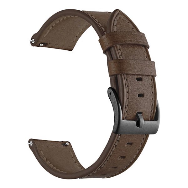 20 22MM Urremærke Læderrem Til Huawei Watch GT 3 2 GT3 GT2 Pro 46mm 42mm Honor Magic Smart Ur Armbånd Armbånd Læder Brun Y Leather Brown 2 20mm Universal