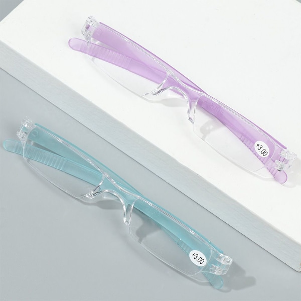 Läsglasögon Ultralätta glasögon LILA STYRKA 2.00 lila Strength 2.00 purple