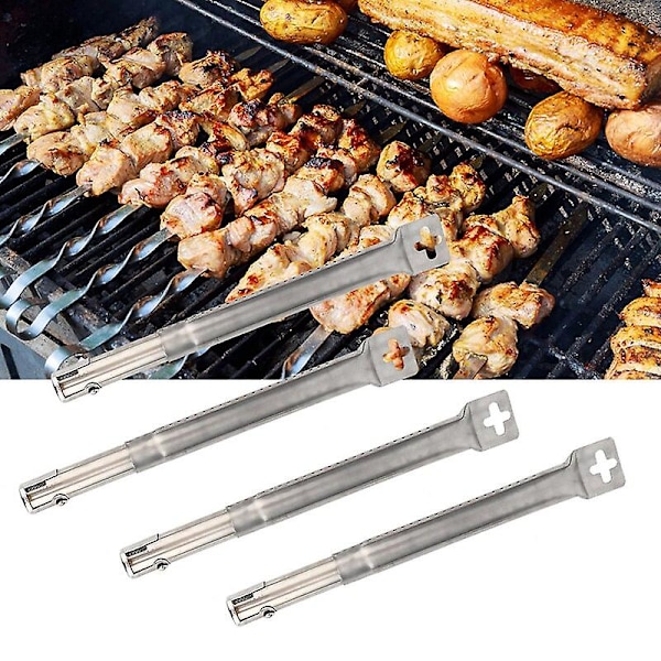 4 stk. universelle lige grillrør grillrørbrænder grilldele XH00118