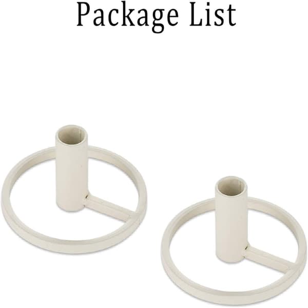 Lysestaker Lysestaker Konisk Sett med 2 Retro Lysestaker