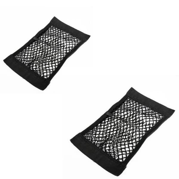 stk bil velcro dobbeltlags netlomme bagagerumsnetpose bil
