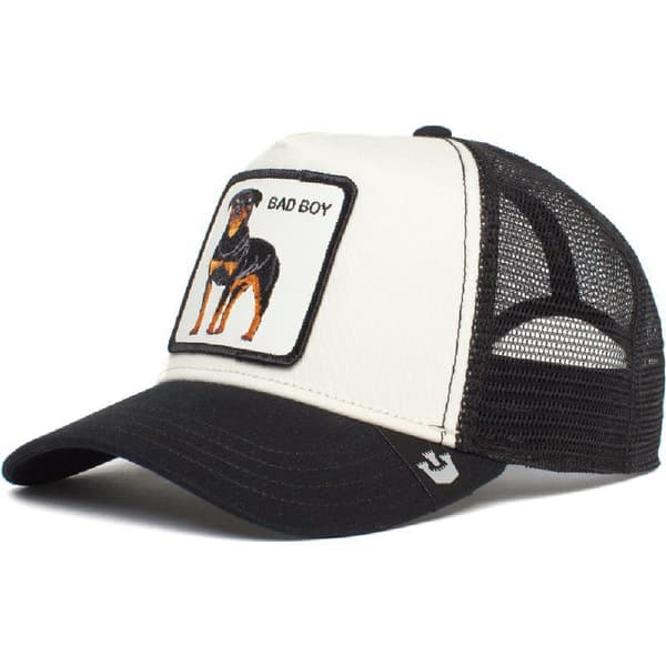 Trucker Caps med brodert dyredesign Dogo Argentino white