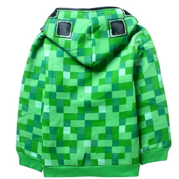 Minecraft Hettegenser Barnejakke Cardigan Genser 150cm
