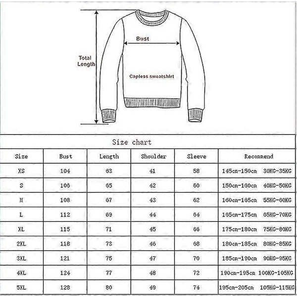 2024 Morsom 3D-trykt Genser Menn Kvinner Stygge Julesweatre Pullovers Topper Feriefest Pullover Hoodie Genser - Bare Mage 2XL