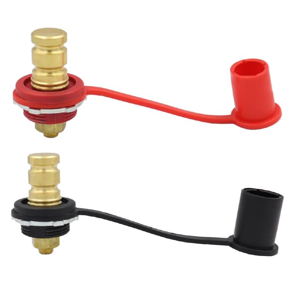 250A batteriladestolpesett, 3/8 tommer eksterne startkabler med vanntett hette