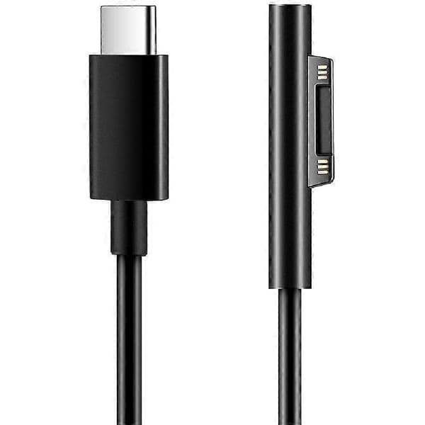 USB C-opladerkabel til Surface til Surface Pro 3/4/5/6/7, Surface Laptop 3/2/1, Surface Go