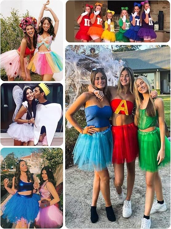 Tutu til kvinder - Karneval, Ballet, Halloween, Maskerade blue