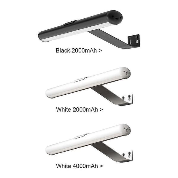 Batteridrevet med fjernkontroll 3 moduser for maling Vinkeljusterbar bildelys White 2000mAh