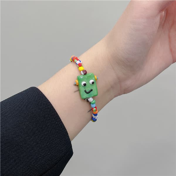 stk sommerfarvede små monsterblomsterarmbånd Indie håndlavede