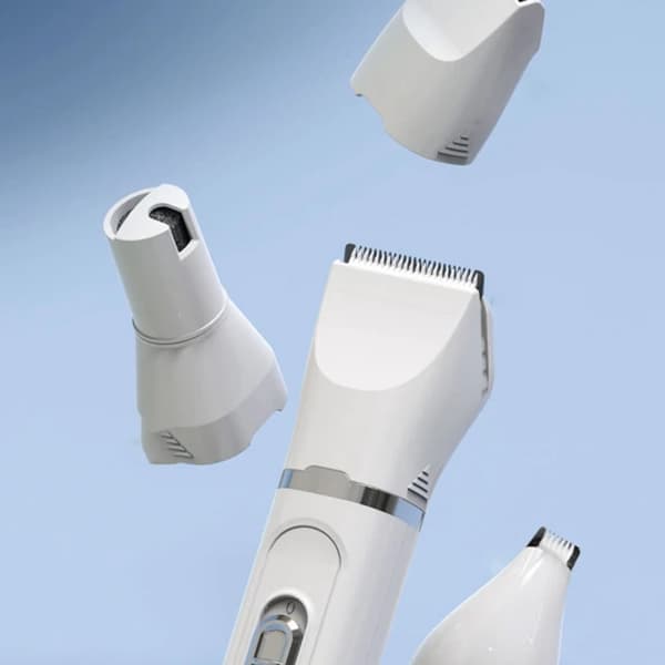 4-i-1 Djurtrimmer Professionell Hundhårstrimmer Set LCD Djurtrimmer Set