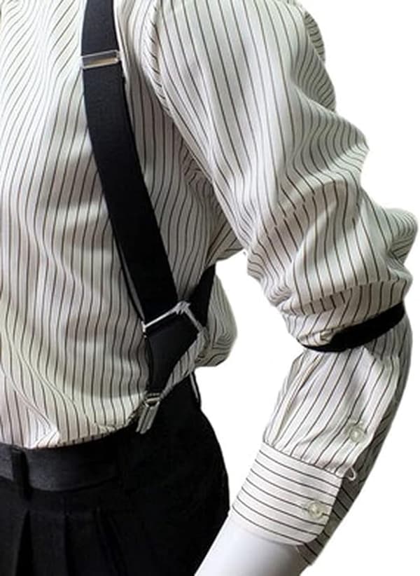 Ärmhållare - 4 par - Ärmhållare - Klassiska - Elastiska ärmhållare - Unisex elastiska armband