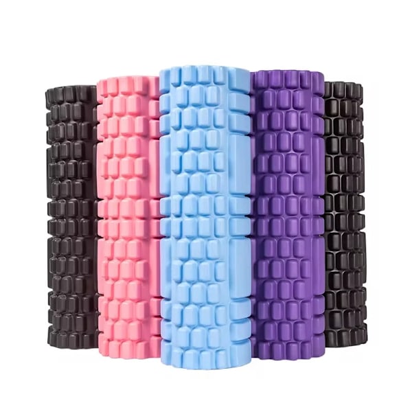 30cm Yoga Kolonne Træningsudstyr Fitness Pilates Skumrulle Øvelse Rygmassage Rulle Yoga Mursten Hjem Træningsudstyr 33x14cm pink