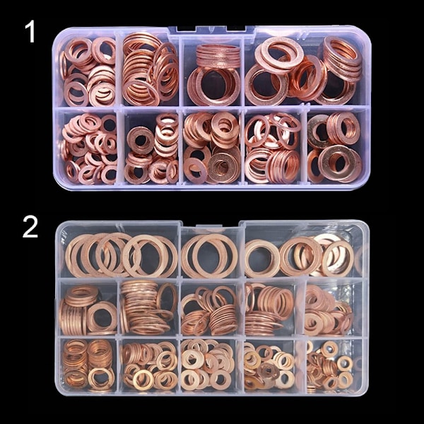 Kupari Tiiviste Kuparinen Kiinteä 300 kpl 300PCS