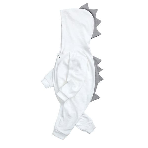 Nyfødt baby gutter jenter dinosaur hettegenser romper