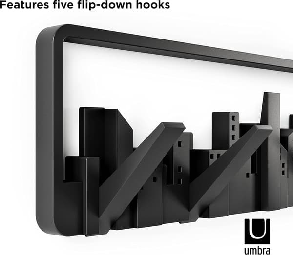 Vegghenger med flere kroker