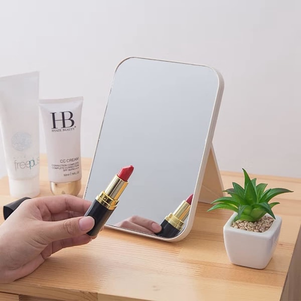 Spegel Super HD Bordspegel Vikbart Ställ Designad Sminkspegel Handsfree/Handhållen Spegel