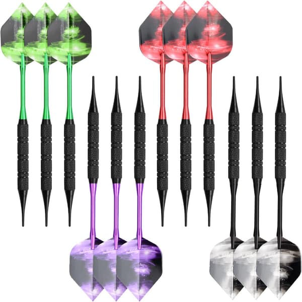 12 plastspetsar, 18g mjuka spetsar, 3 extra pilvingar, 100 spetsar