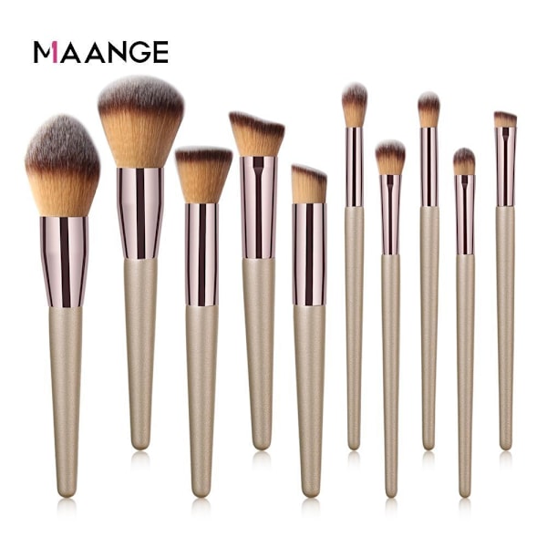 MAG5773 Premium - 10 stk. eksklusive Make-up / makeup børster af bedste kvalitet 150