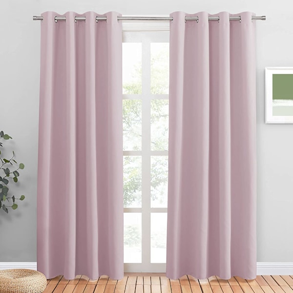 2 kpl pimennysverhoja (Vaaleanpunainen 132*45cm)