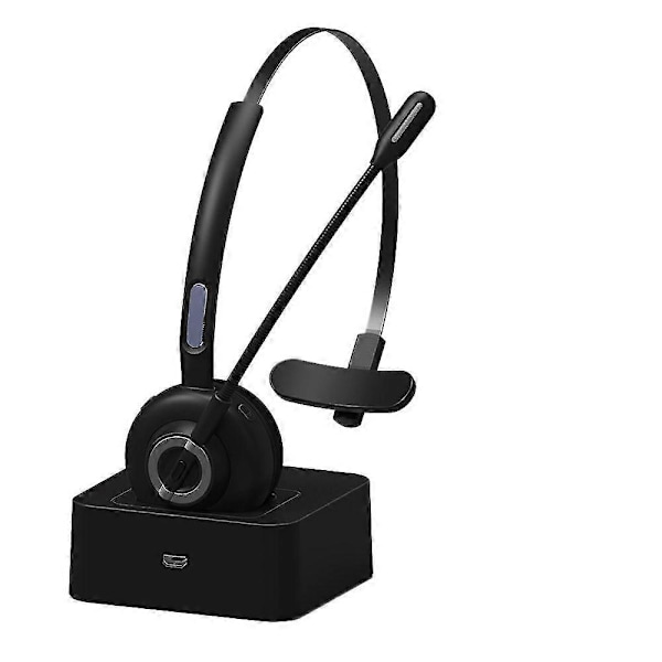 M97 Mono Trucker Bluetooth Trådløst Headset Med Mikrofon & Ladestation Lastbilchauffør Opkald Ce