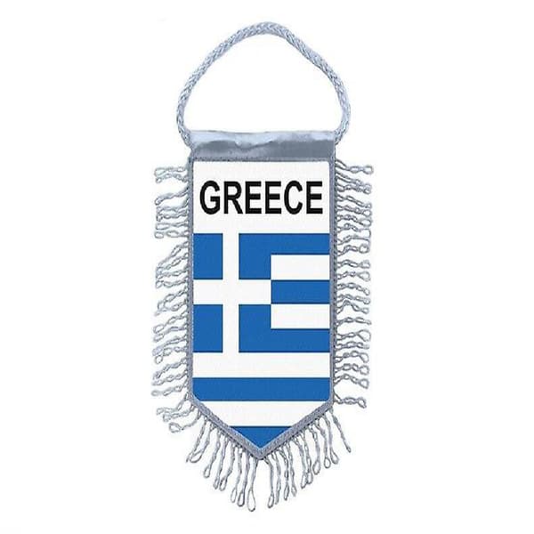 Vimpel Miniflagg Land Bilpynt Hellas Gresk