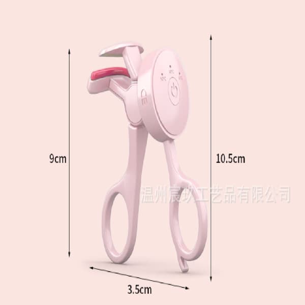 Langtidsholdbar elektrisk opvarmet øjenvippebukker, genopladeligt makeupværktøj til bukning white