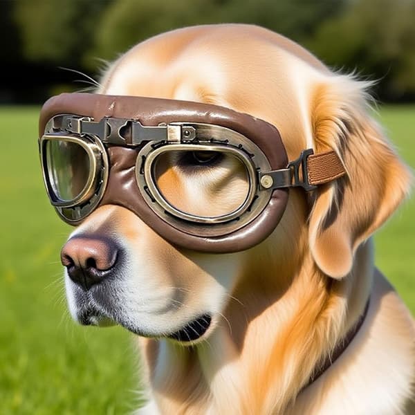 Hundebriller, vernebriller spesielt designet for mellomstore til store hunder
