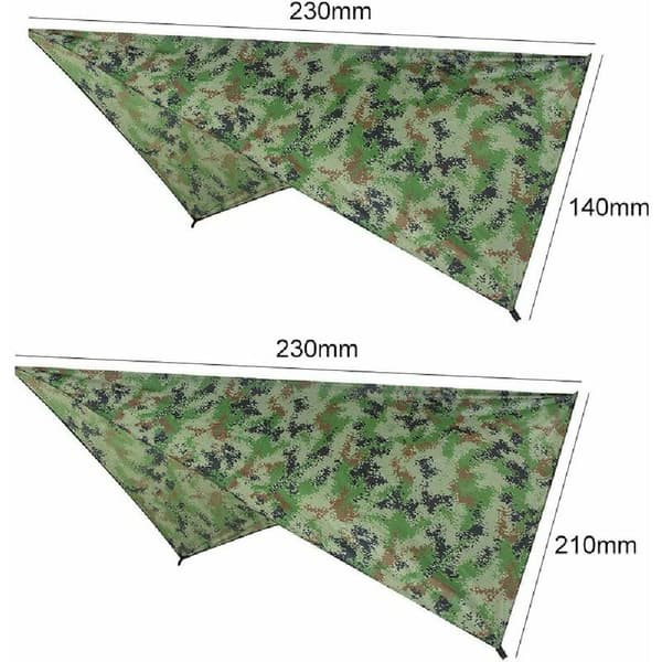 Camping Regn Tarp Regn Tarp Vandtæt Tarp Regn Fly Teltdug m