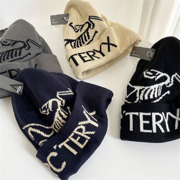 Arcteryx Bird Head Svart Toque Beanie Hatt Dark grey