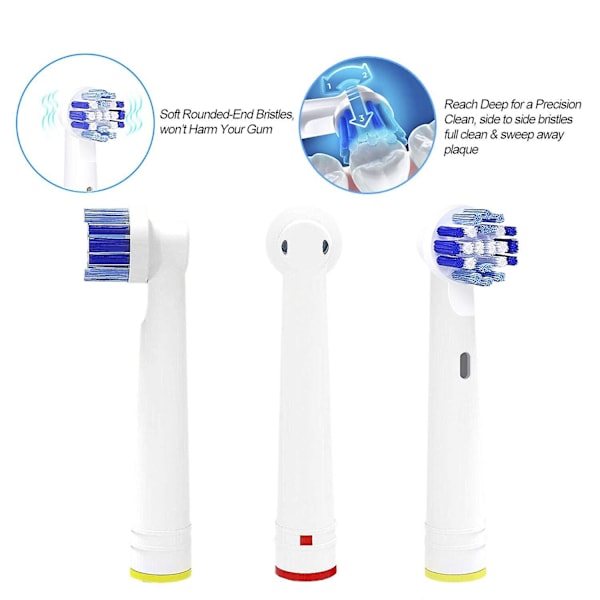 Vaihtoharjaspäät Oral B Braun -sähköhammasharjoihin, Harjaspäiden täyttöpakkaus - 12 kpl