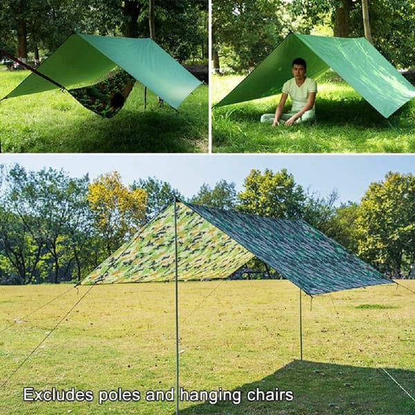 Camping Regn Tarp Regn Tarp Vandtæt Tarp Regn Fly Teltdug m