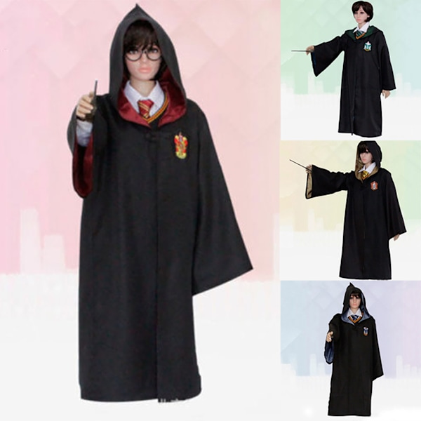 Harry Potter -sarjan takki, unisex-viitta, Halloween-asu, Harry P keltainen ida yellow M