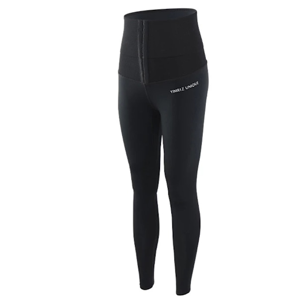 Bekväma Sport Yoga Leggings Hög Midja Röd Röd l